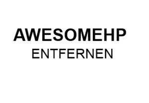 Awesomehp entfernen - so geht's